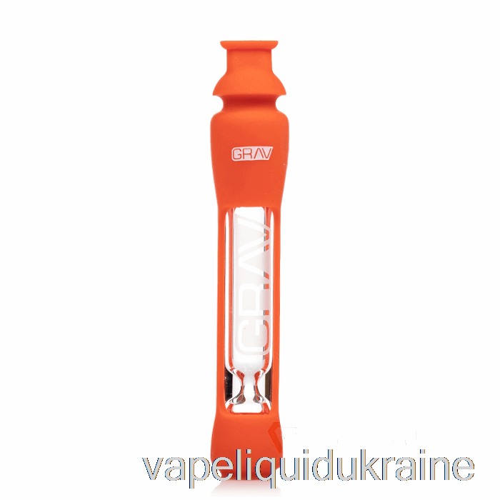 Vape Liquid Ukraine GRAV 12mm Taster with Silicone Skin Scarlet Orange